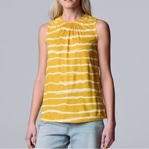 Simply Vera Vera Wang Pleat-Neck Tank